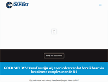 Tablet Screenshot of dameat.be